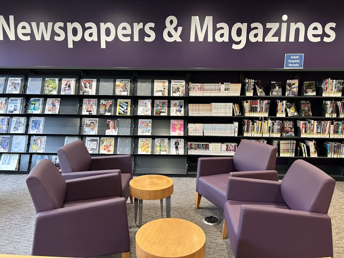 Purple Chairs.