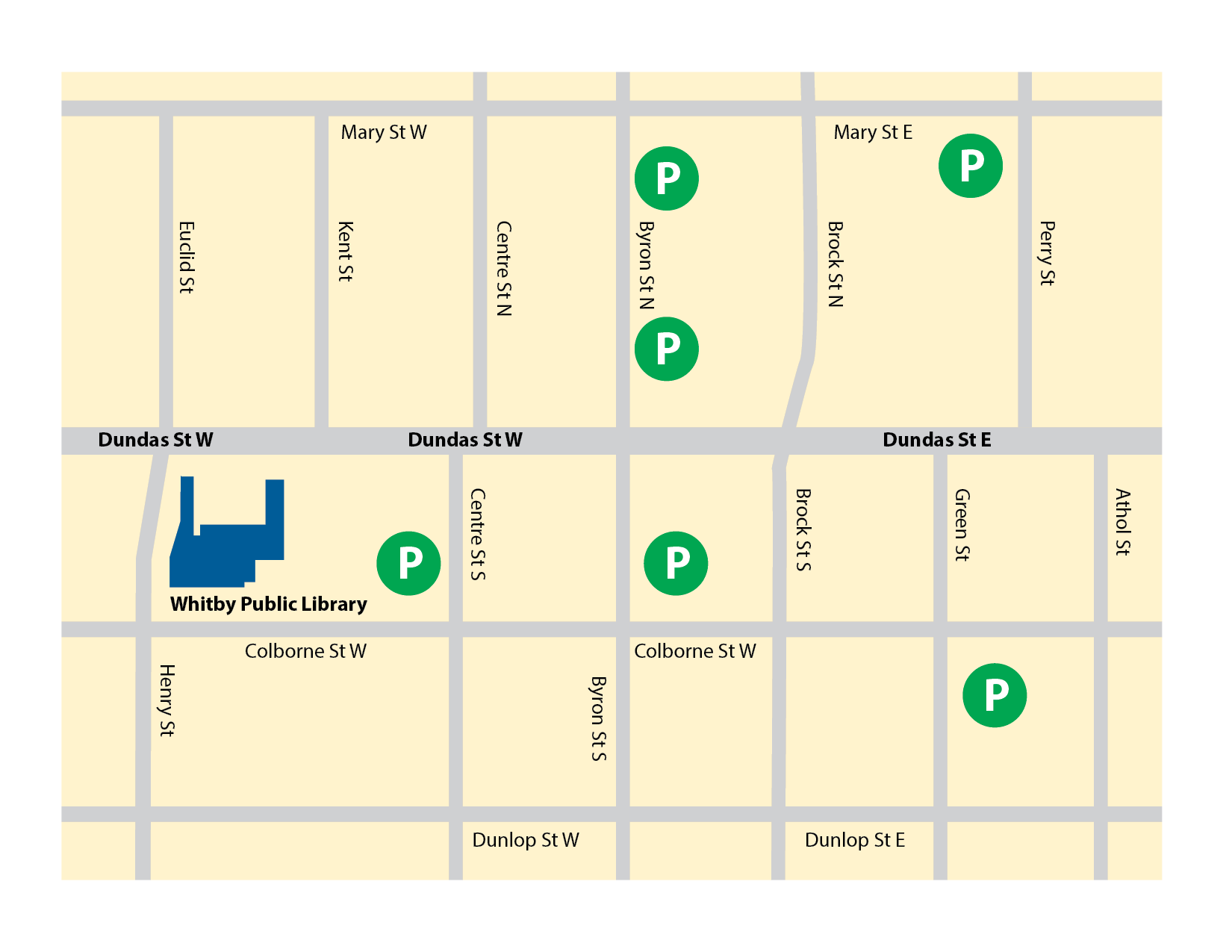 Parking Map Locations.