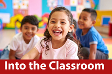 Young children in a classroom